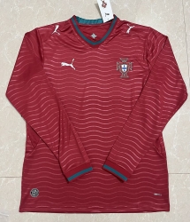 2026 Portugal home long sleeve S-4XL